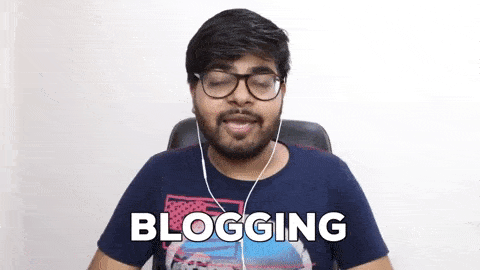 Blogging GIF