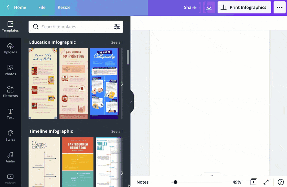 Canva Infographic Templates
