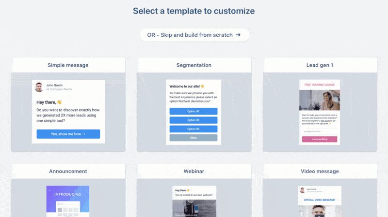 Small Embedded Form Templates