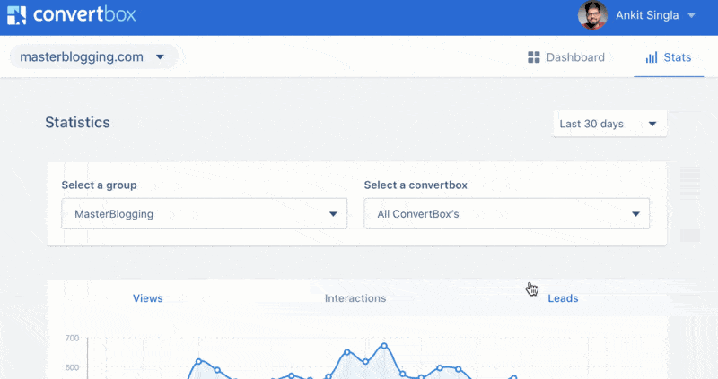 Setting a Time Period for Tracking