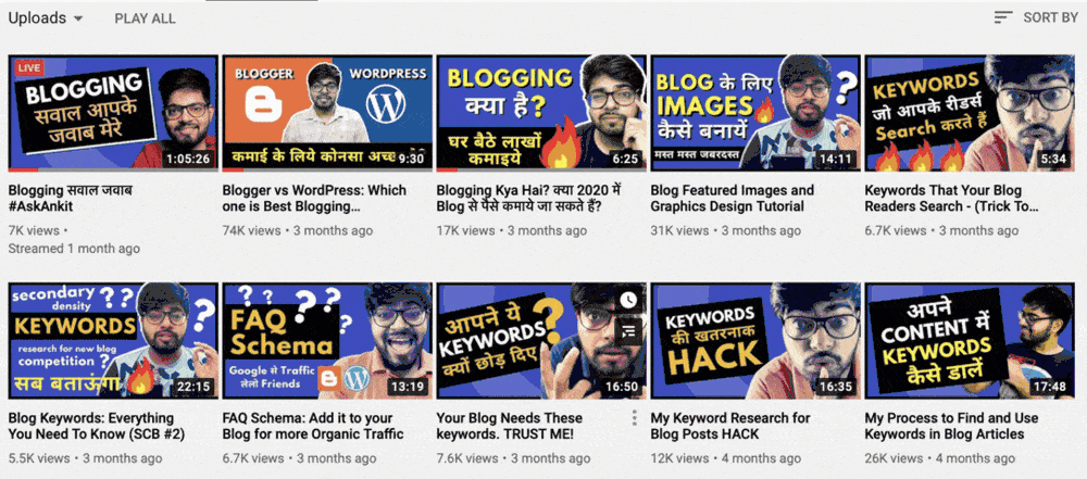 Ankit Singla on YouTube