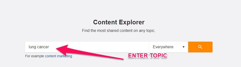 Ahrefs Content Explorer