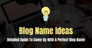 coming up with a blog name