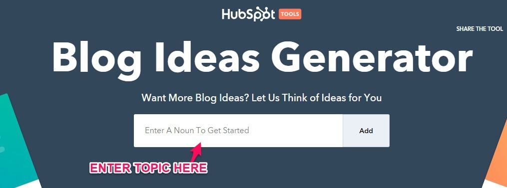 Hubspot Blog Ideas Generator