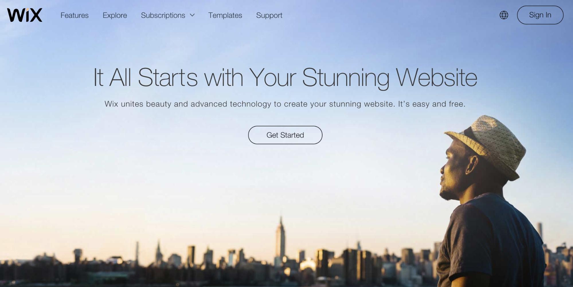 Wix Blogging Platform