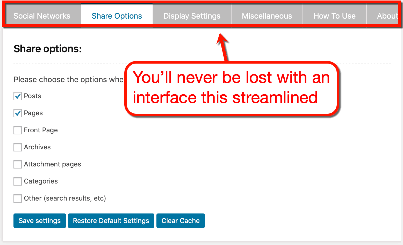 AccessPress Navigation Tabs