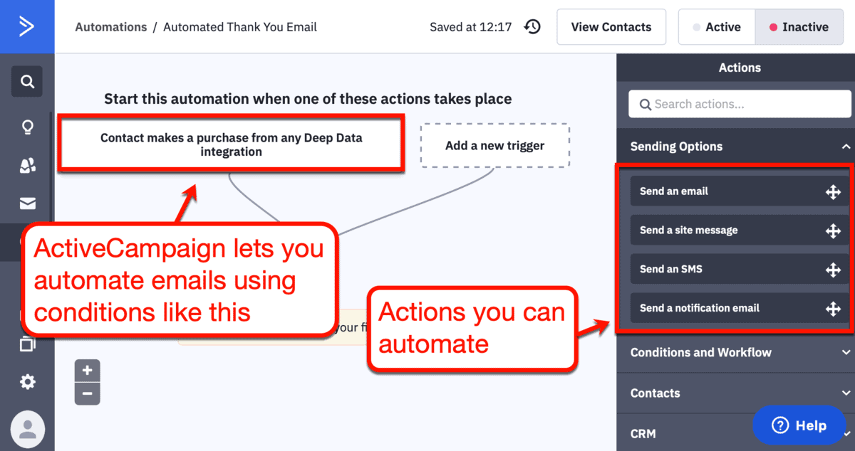 ActiveCampaign Automation Builder