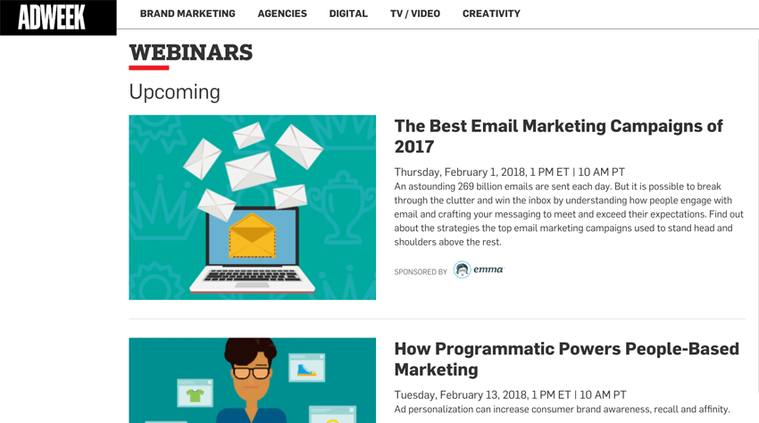 Adweek Webinars Adweek Webinars