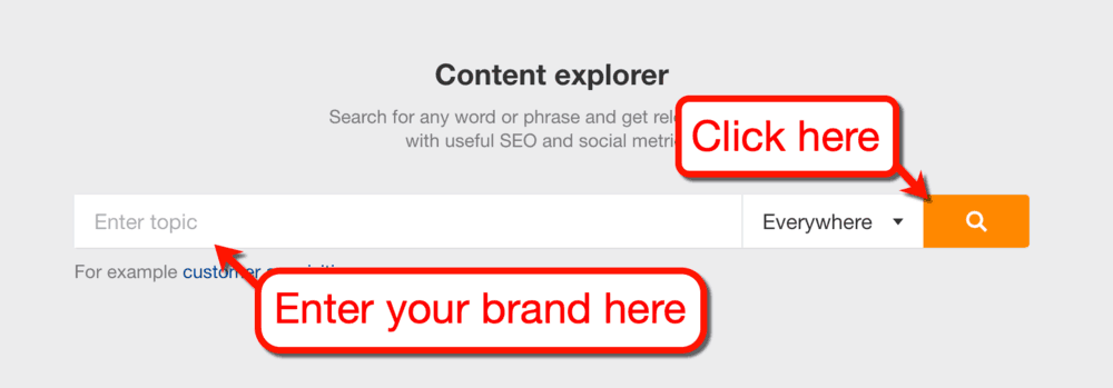 Ahrefs Content Explorer