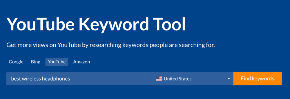 YouTube Keyword Tool by Ahrefs