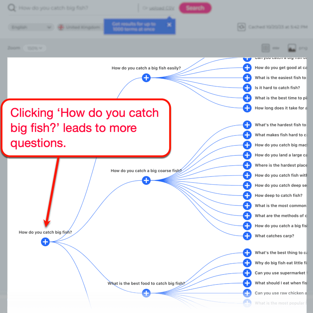 AlsoAsked more question ideas for "how do you catch big fish?"
