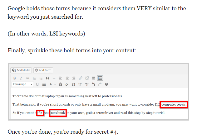 Backlinko LSI Keywords Guide