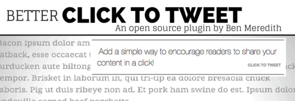 Better Click to Tweet