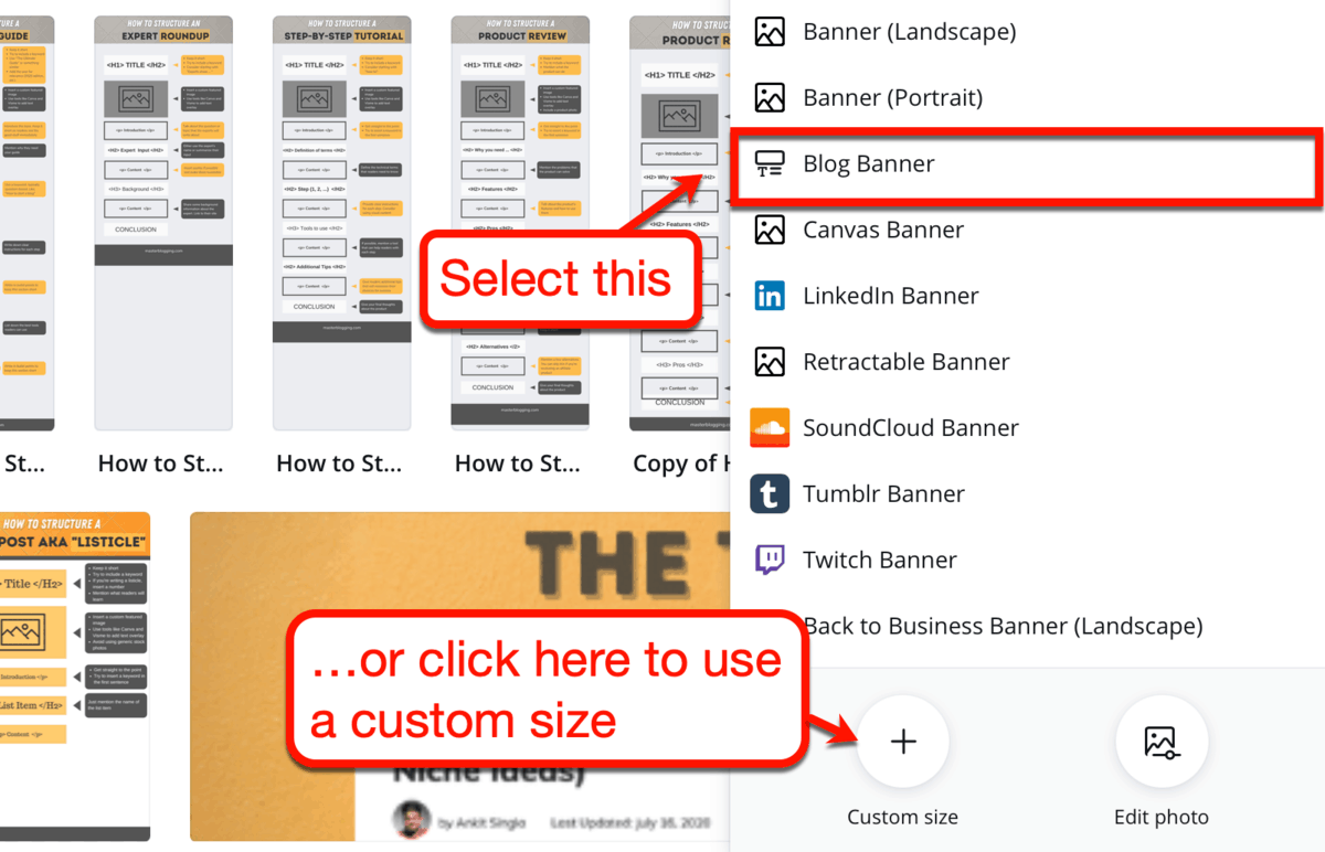 Canva Banner Templates