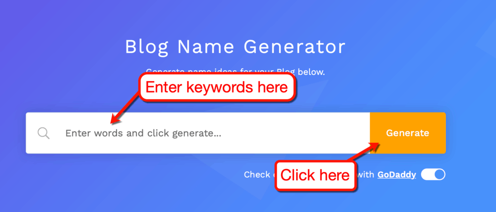 Blog Name Generator
