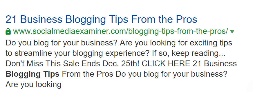 Blogging Tips social media examiner