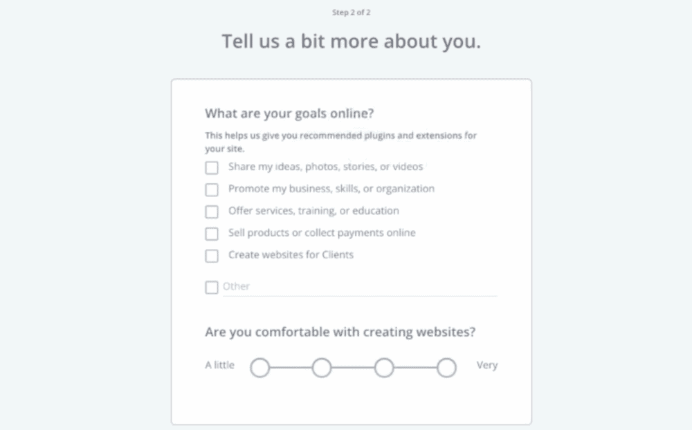 Bluehost Create a Website