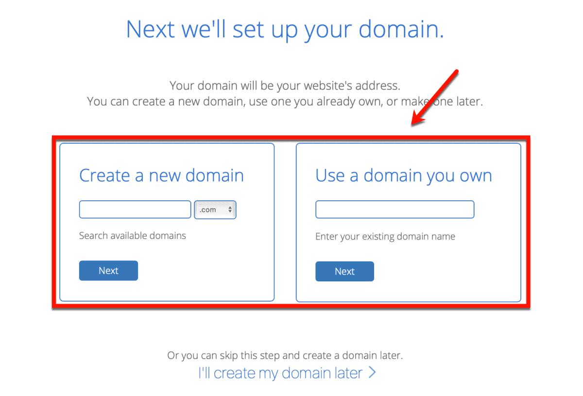 Bluehost Domain Setup