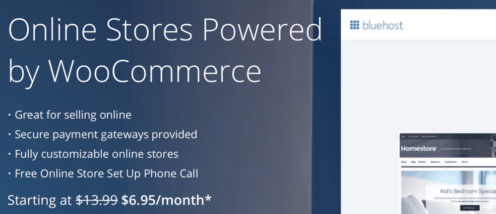 Bluehost eCommerce Hosting