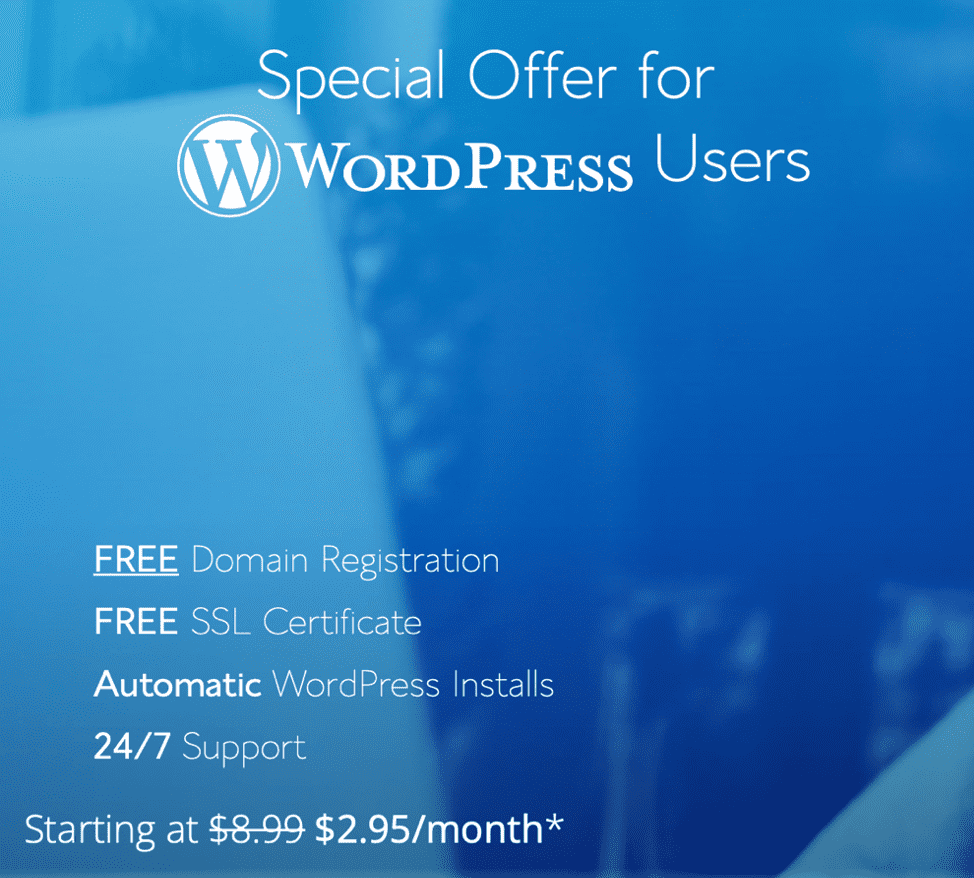 Bluehost WordPress Users Offer