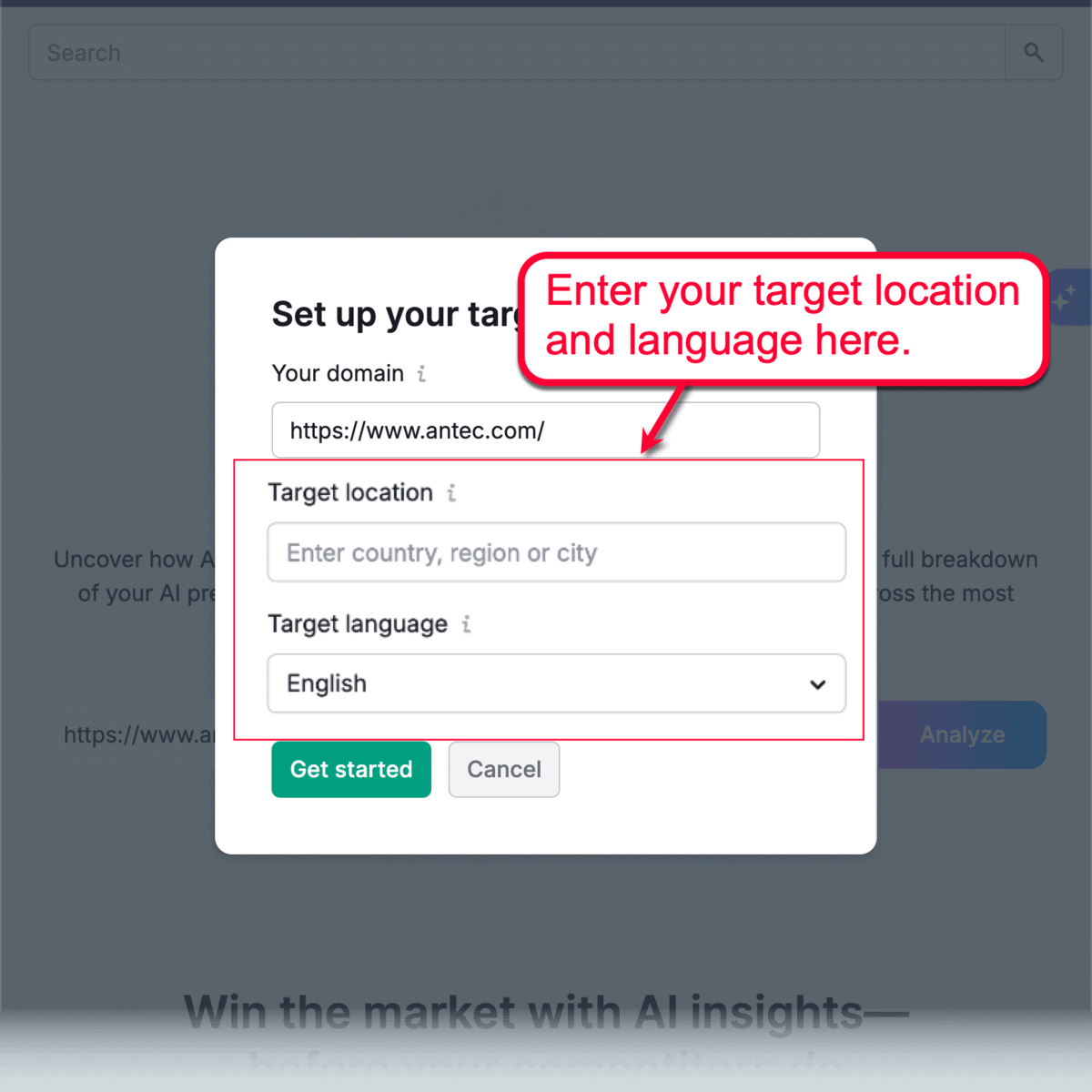 AI Brand Performance Tool Setup Options