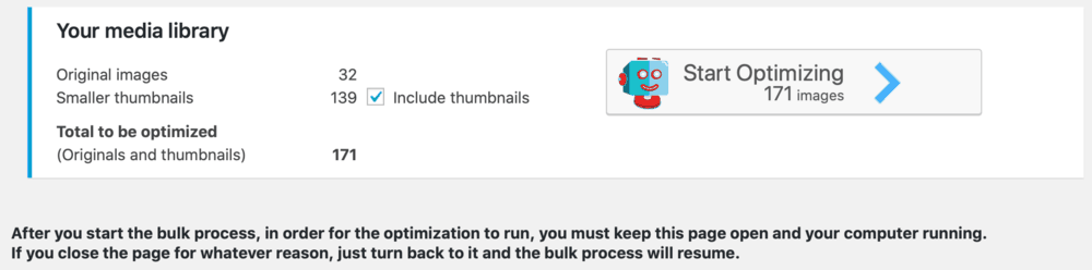 Bulk ShortPixel Tool