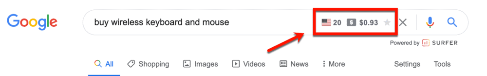 Buy Wireless Keyboard and Mouse Volume and CPC