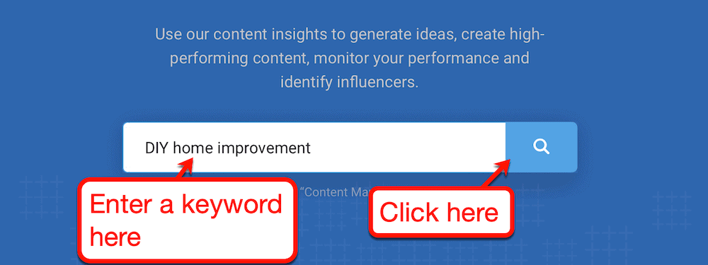 BuzzSumo DIY home improvement