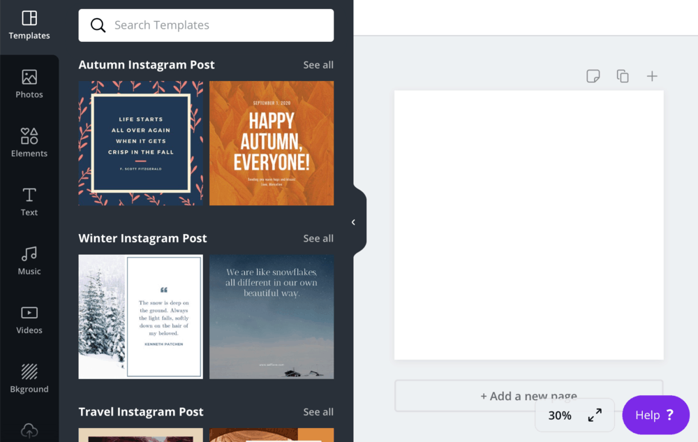 Canva Instagram Templates