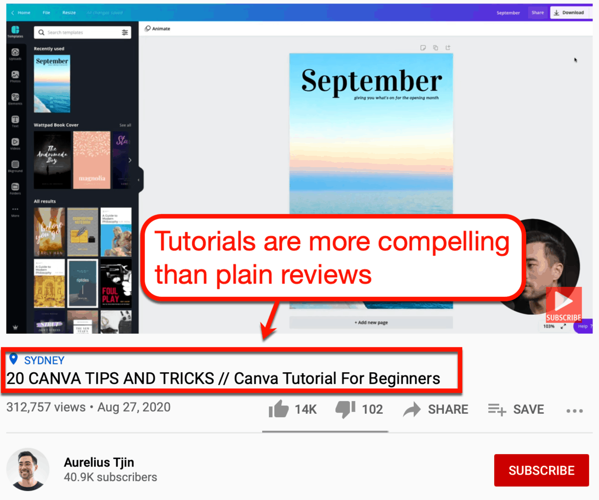 Canva YouTube Tutorial