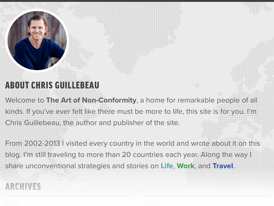 About Chris Guillebeau