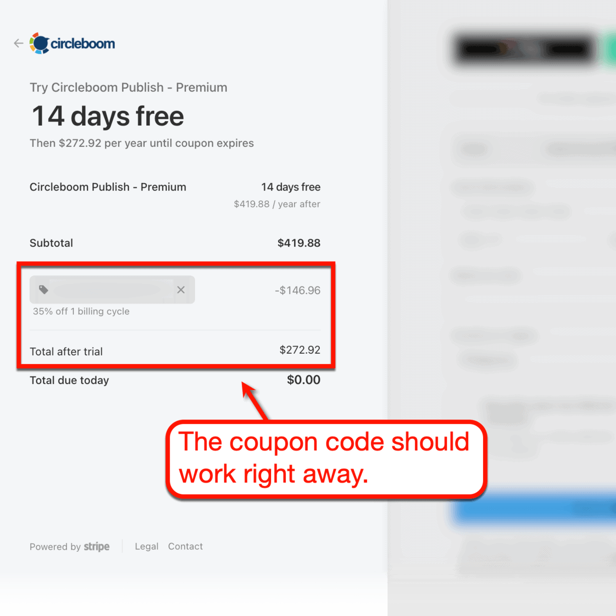 Circleboom Discount Applied