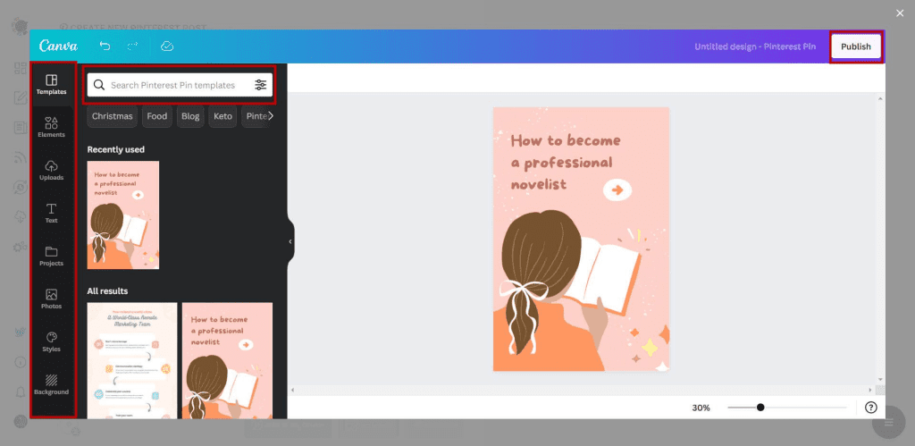 circleboom pinterest canva templates