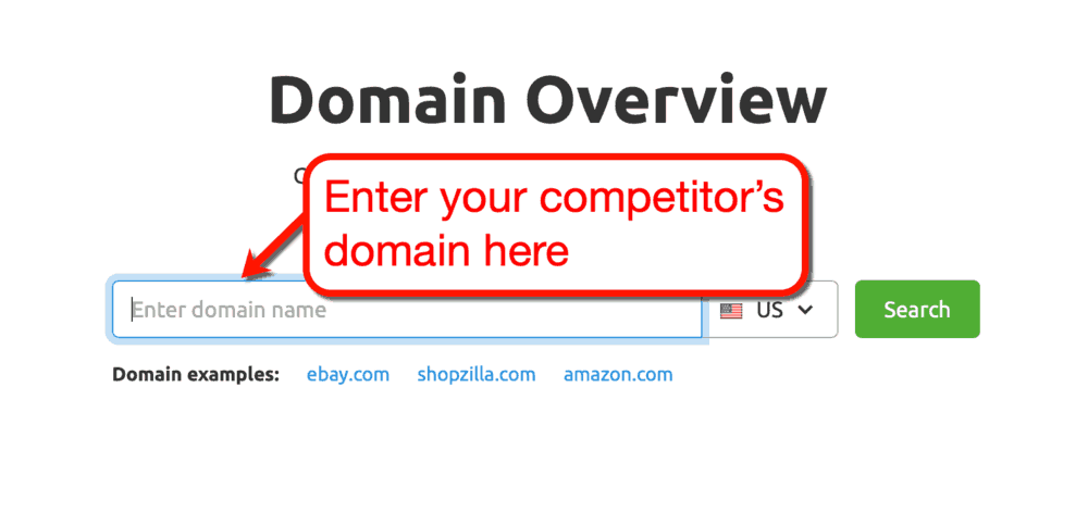 Competitor Research Domain Analytics