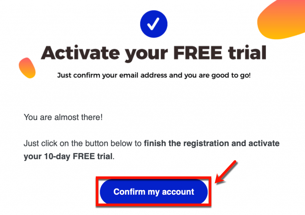 Mangools Email Confirmation Link
