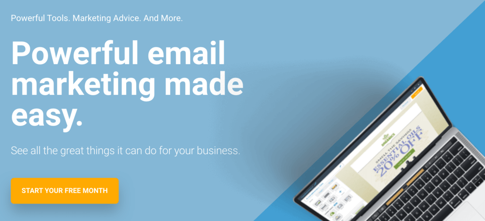 Constant Contact Homepage