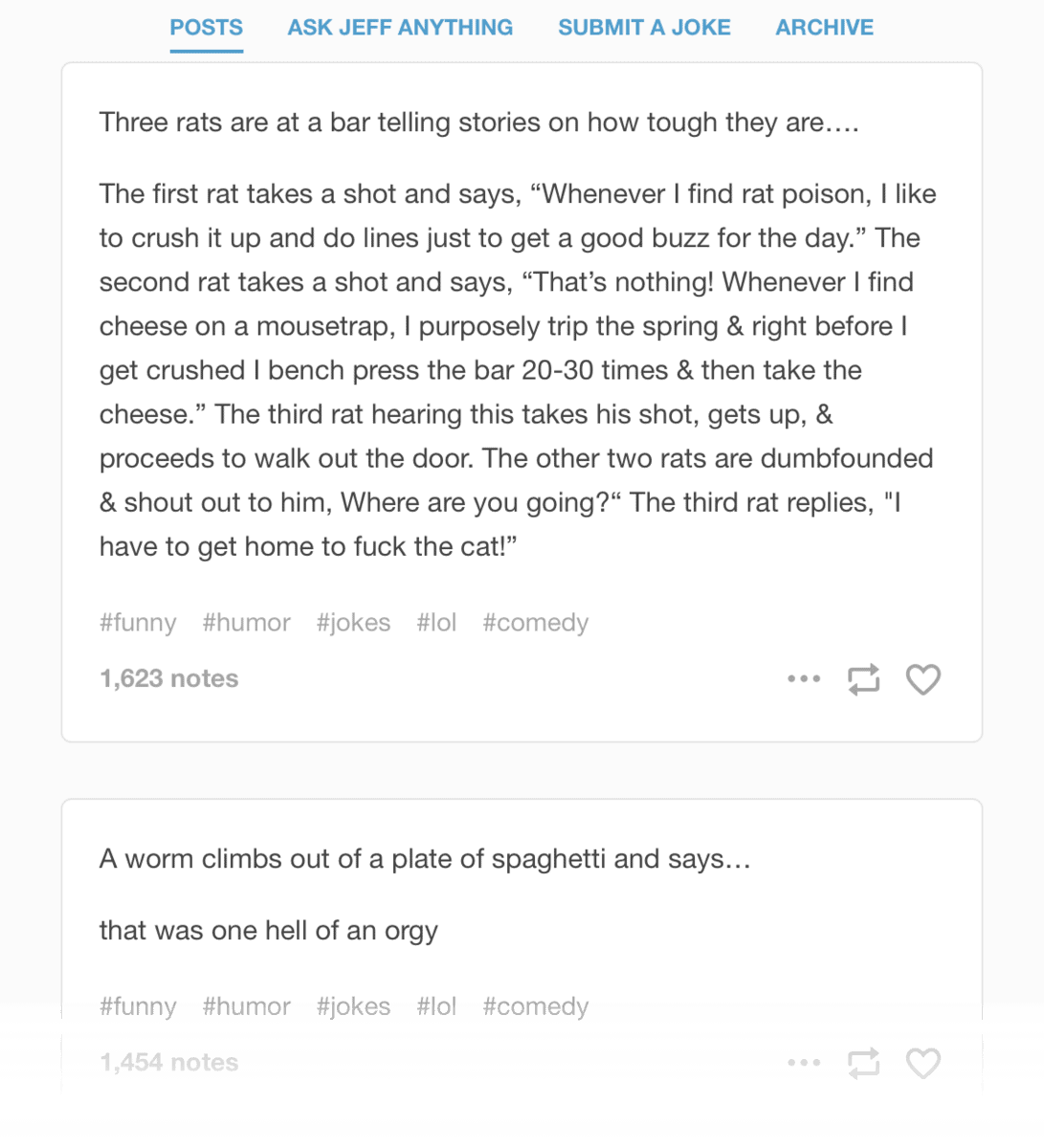 Bad Jokes by Jeff Content Strategy