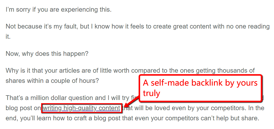 Contextual link guest blogging