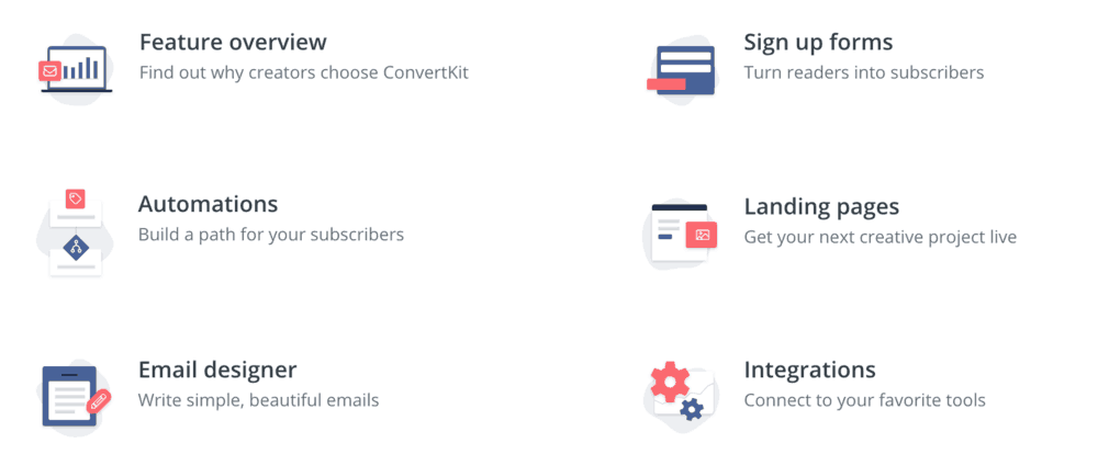 ConvertKit Features