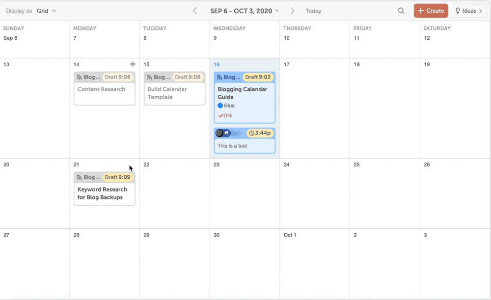 CoSchedule Content Calendar