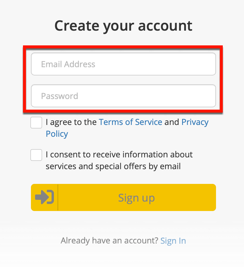 SocialBee Signup Form