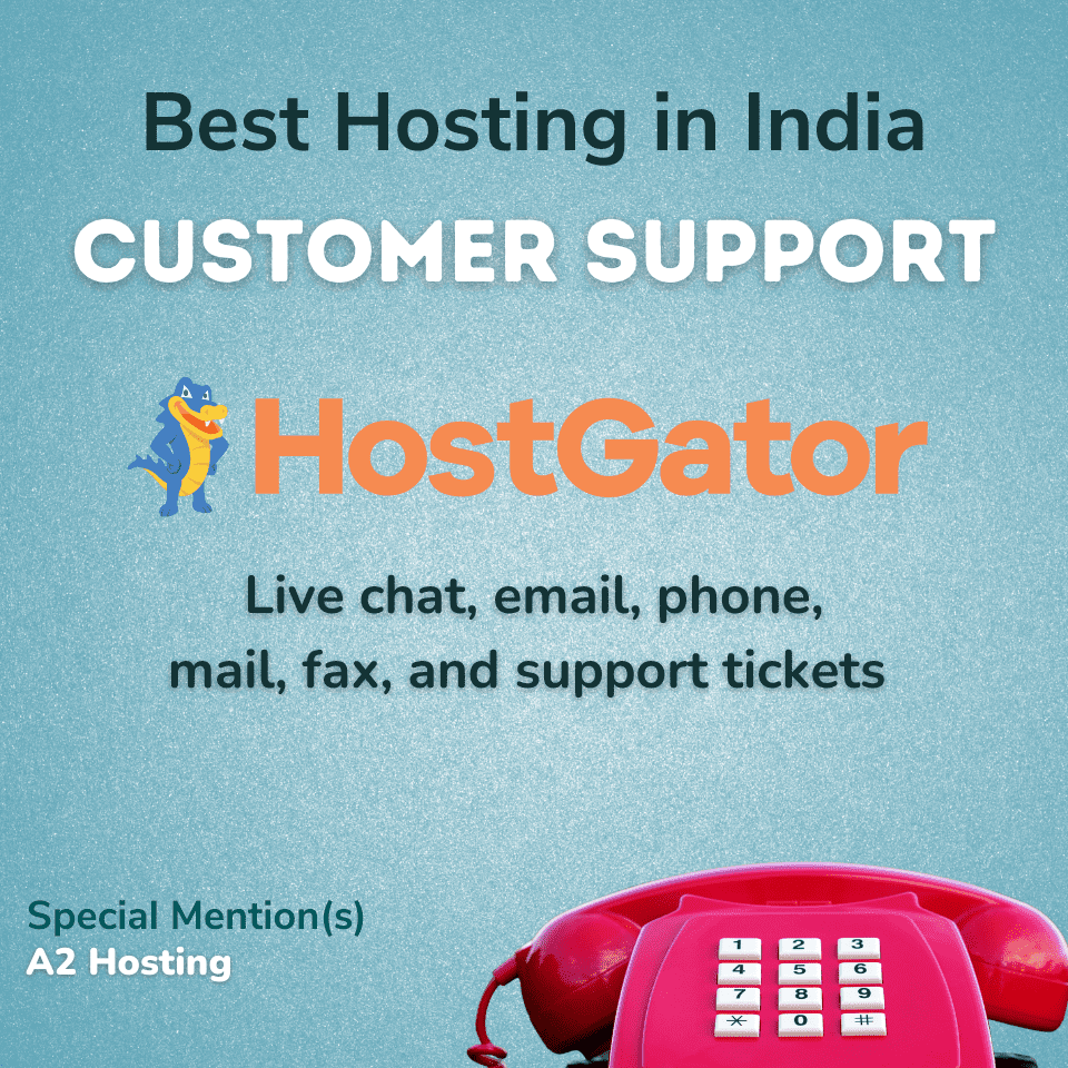 Best Hosting in India Based on Customer Support