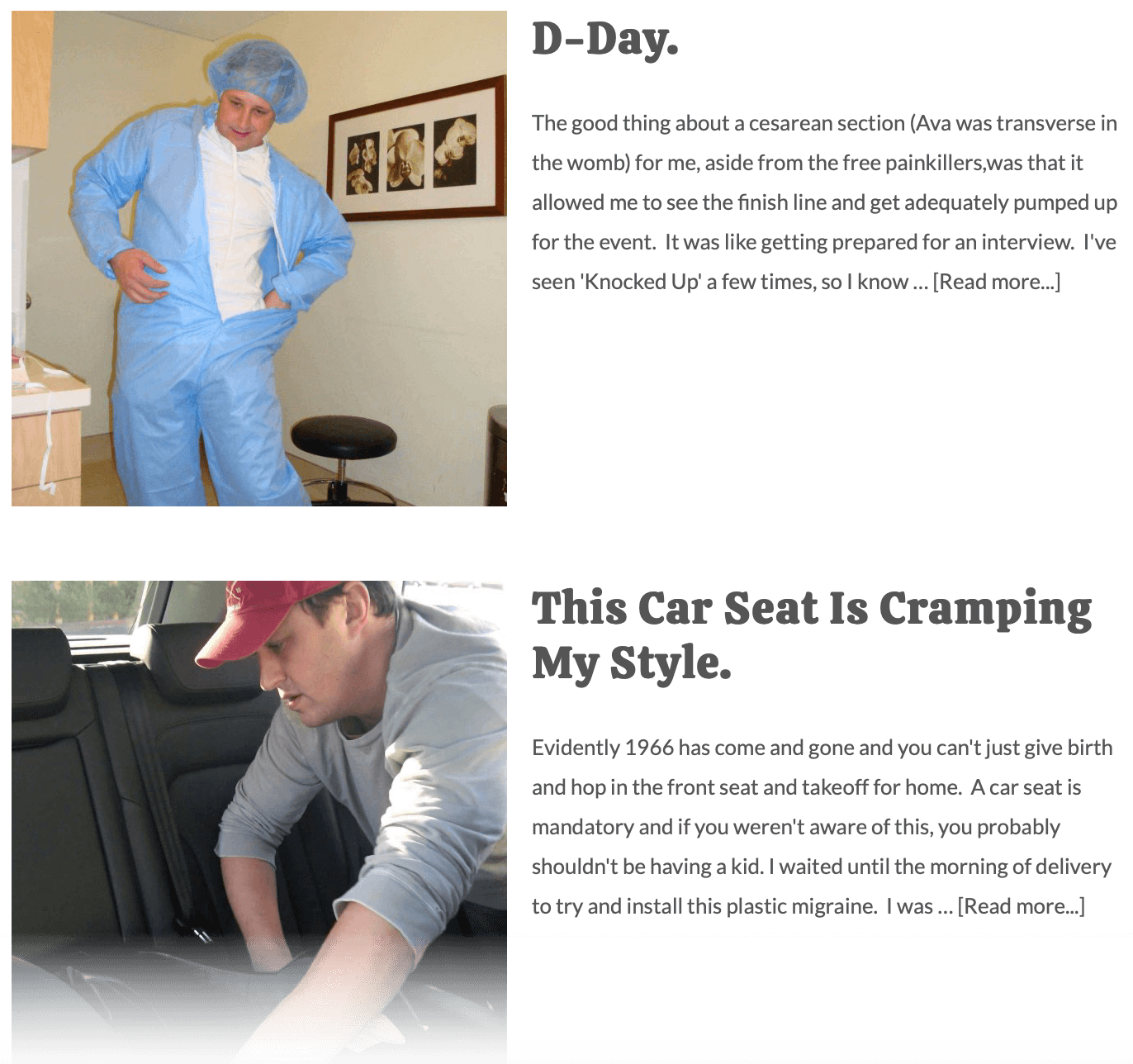 Dad or Alive First Posts