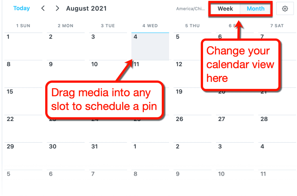 Later Schedule Views