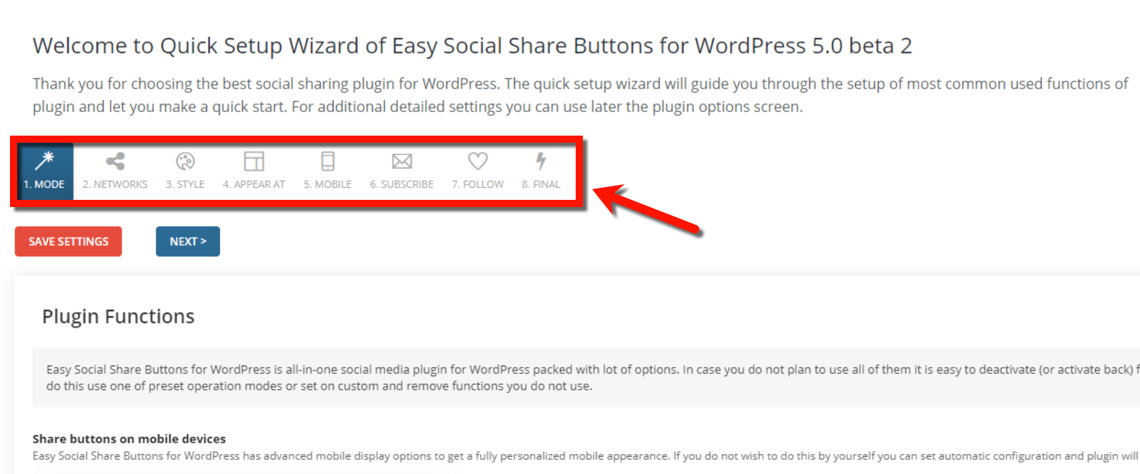 Easy Social Share Setup