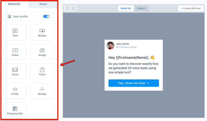 Main Editor Left Panel