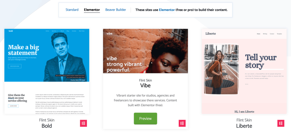 Elementor Site Templates