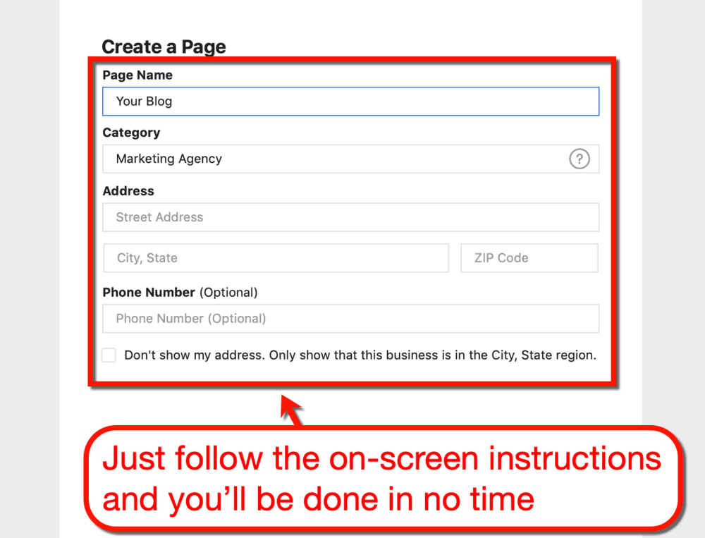 Creating a Facebook Page for Your Blog