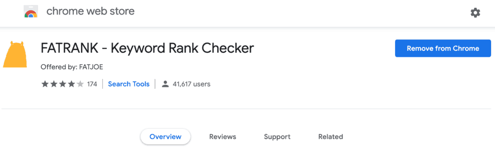 FATRANK Chrome Extension