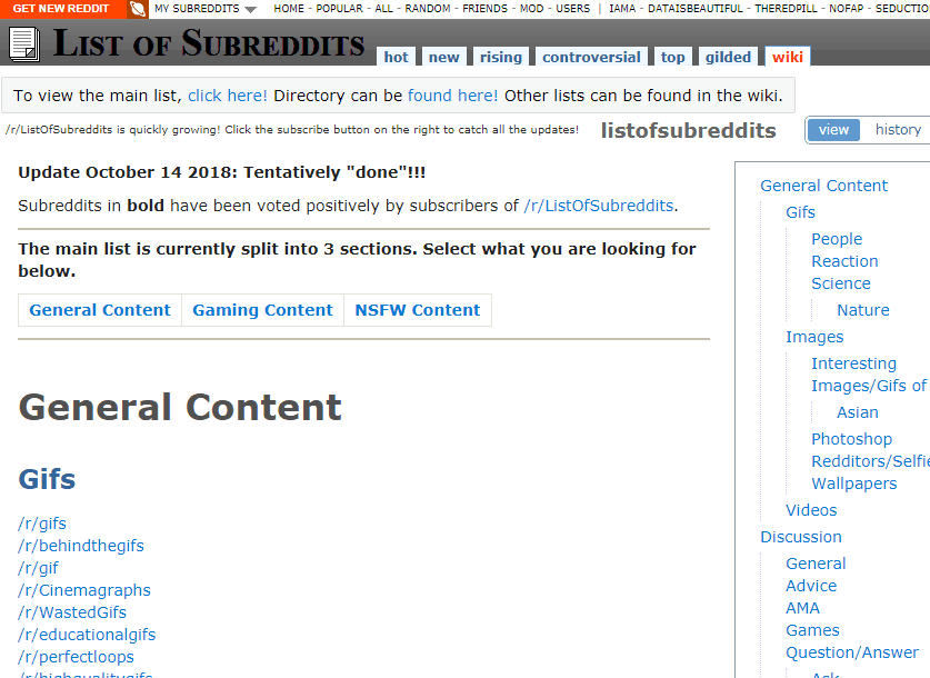 find subreddits related to your niche